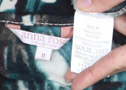 Womens UK Size M Anna Rose Multicoloured Basic Blouse