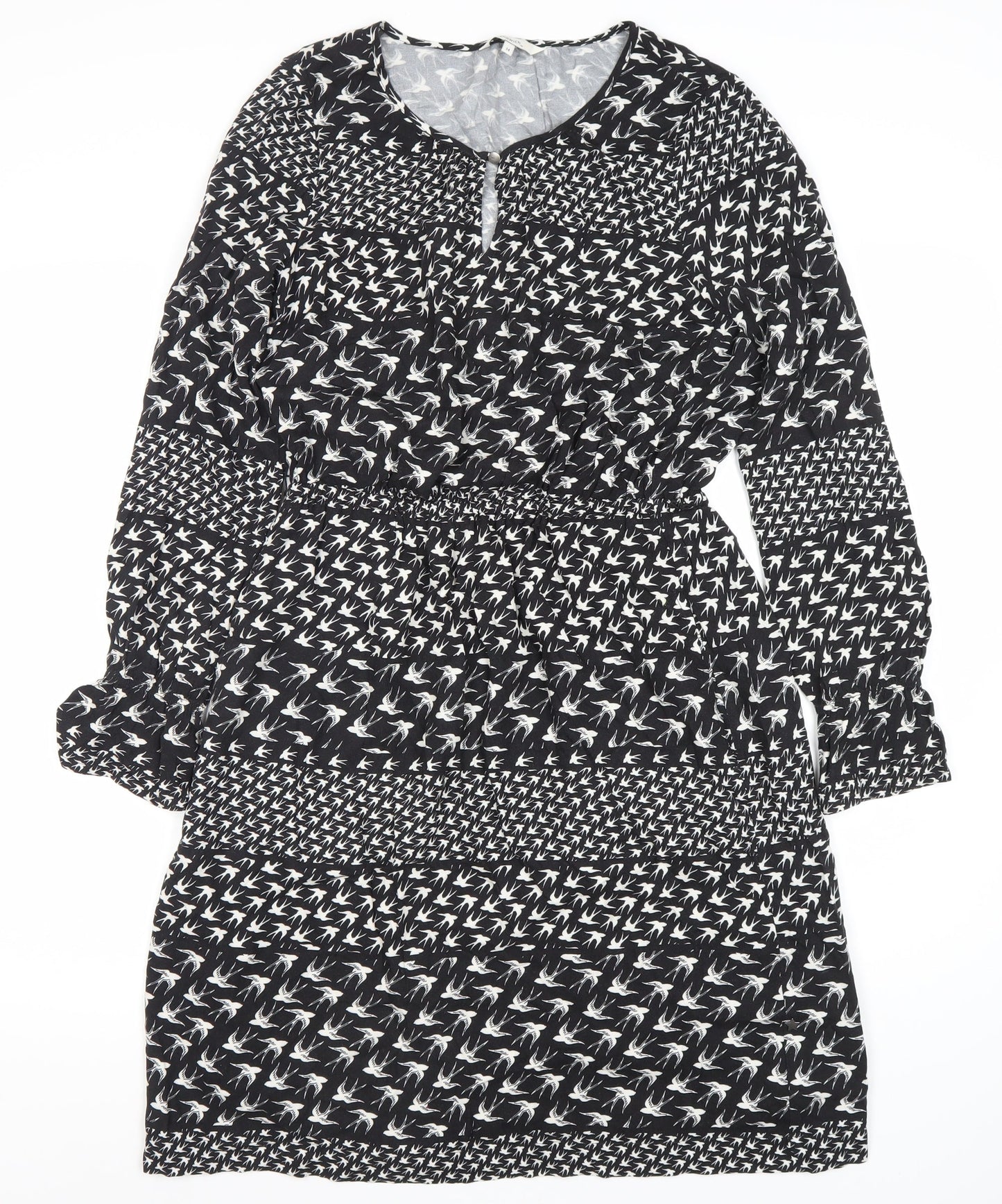 Sandwich Women's Black Animal Print Dress Size 6