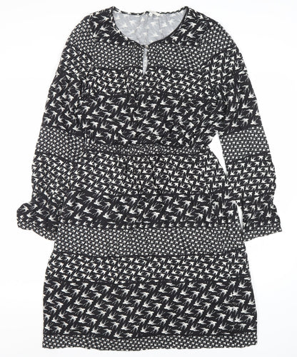 Sandwich Women's Black Animal Print Dress Size 6