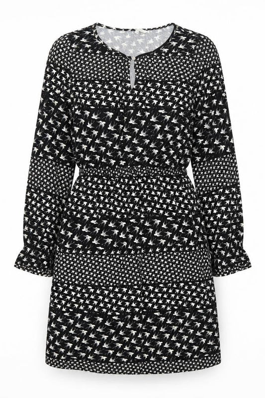 Sandwich Women's Black Animal Print Dress Size 6