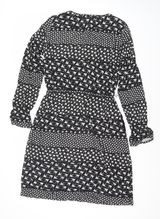 Sandwich Women's Black Animal Print Dress Size 6