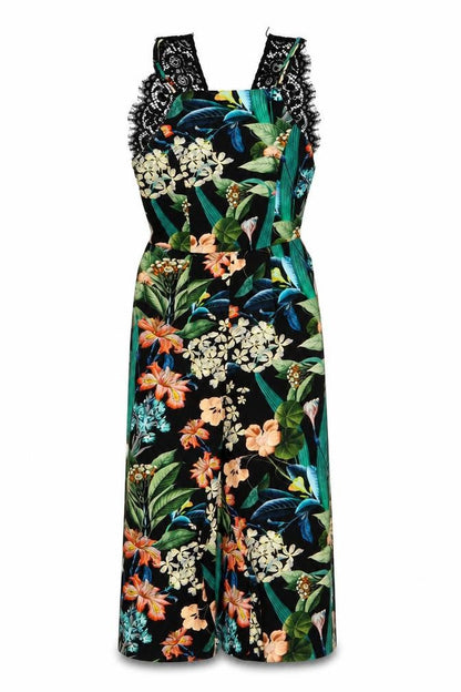 Womens UK Size UK 8 Oasis One-Piece Multicoloured Jumpsuit