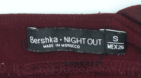 Bershka Women's Red Sleeveless Jumpsuit - Size S