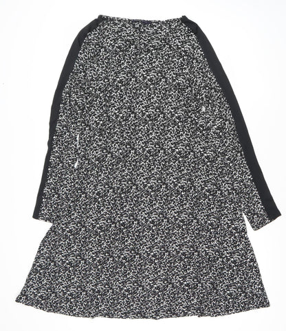 Marks and Spencer Women's Black Woven Dress, Size 14