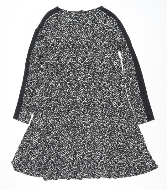 Marks and Spencer Women's Black Woven Dress, Size 14