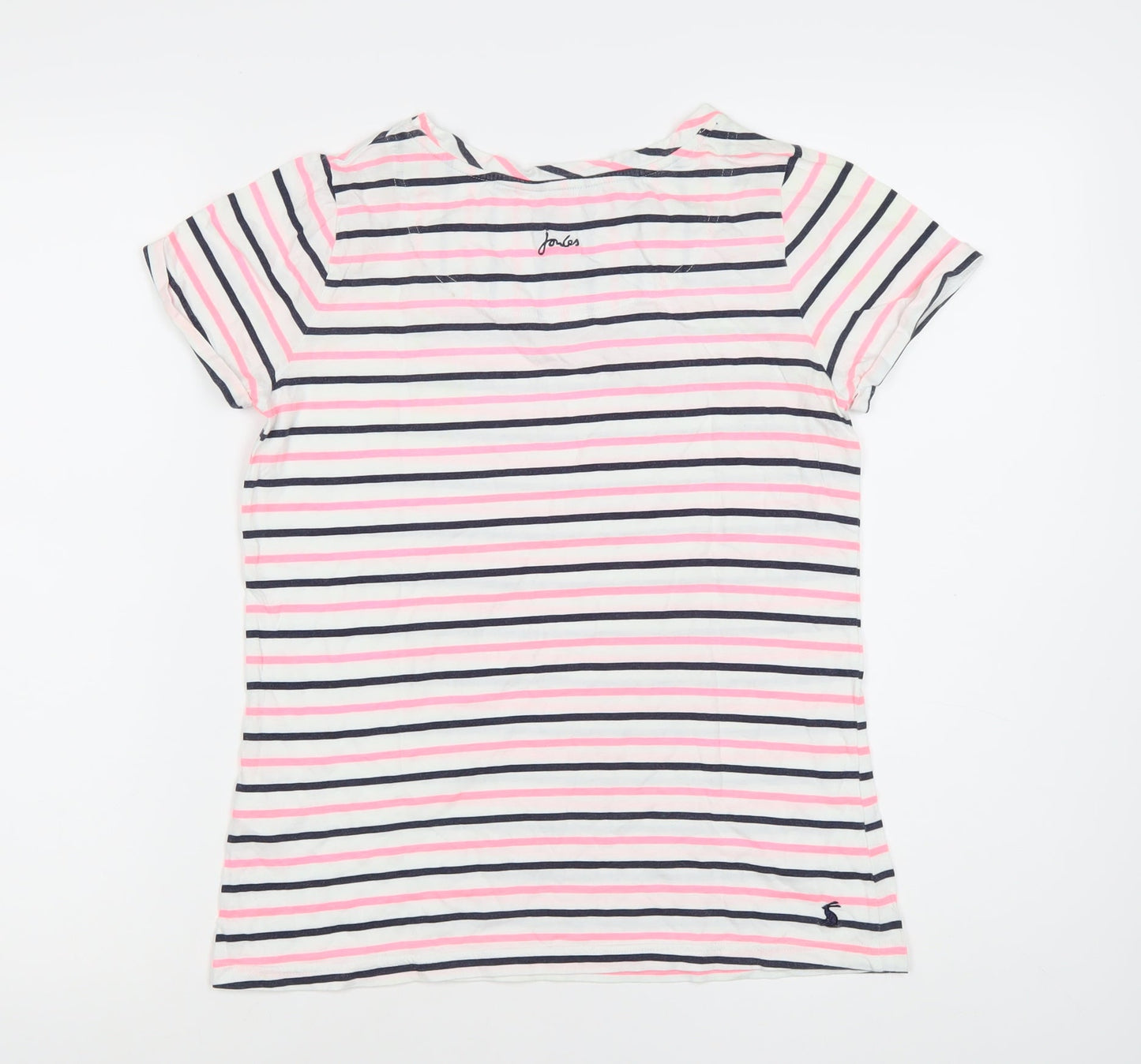 Womens UK Size 2XS Joules Multicoloured Basic T-Shirt