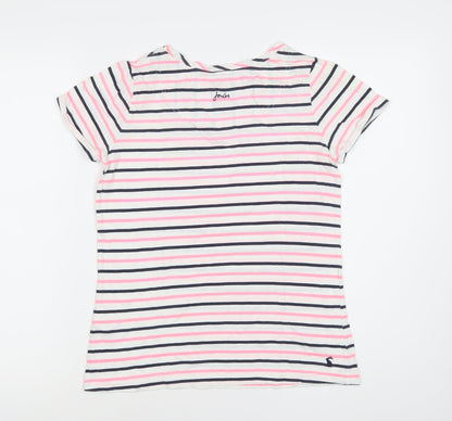 Womens UK Size 2XS Joules Multicoloured Basic T-Shirt