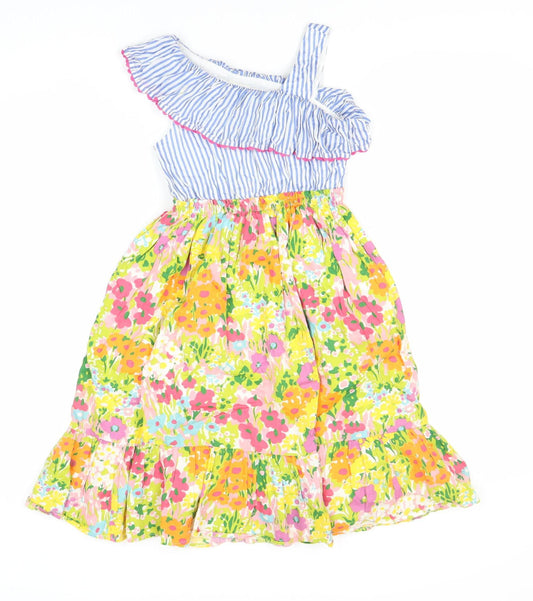 Monsoon Women's Multicoloured Floral A-Line Dress