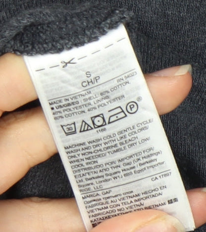 Gap Women's Grey Full Zip Hoodie Size S