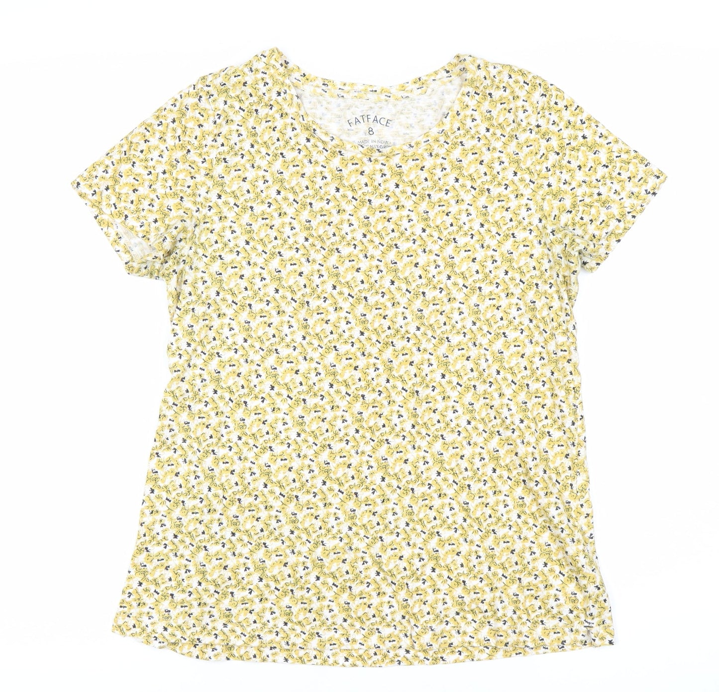 Womens UK Size 8 FatFace Multicoloured  T-Shirt