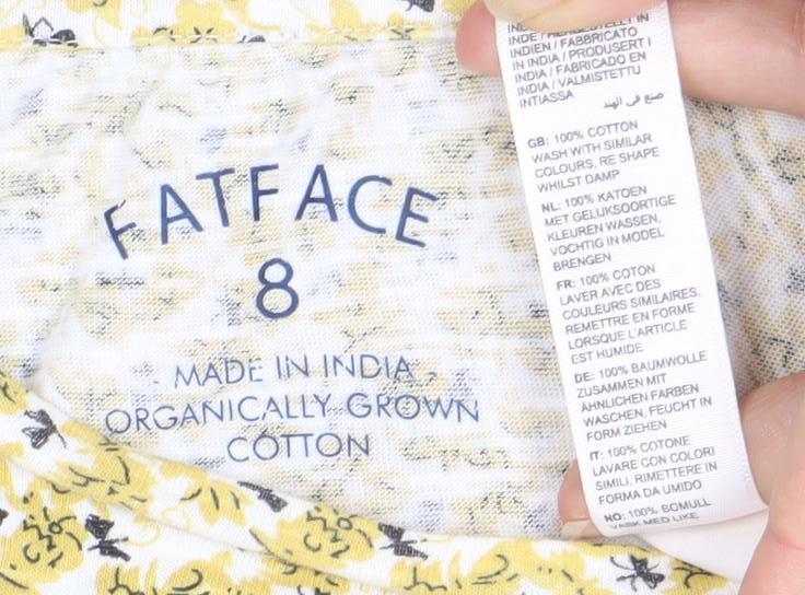 Womens UK Size 8 FatFace Multicoloured  T-Shirt