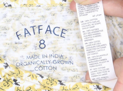 Womens UK Size 8 FatFace Multicoloured  T-Shirt