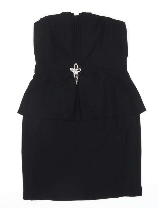 Joseph Ribkoff Women's Black Strapless Pencil Dress