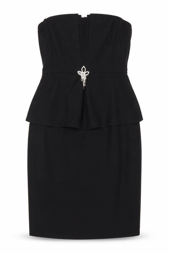 Joseph Ribkoff Women's Black Strapless Pencil Dress