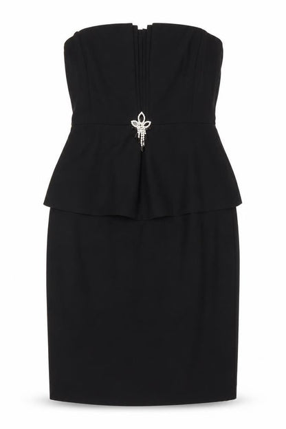 Joseph Ribkoff Women's Black Strapless Pencil Dress