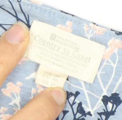 Mountain Warehouse Women's Blue Floral M Dress