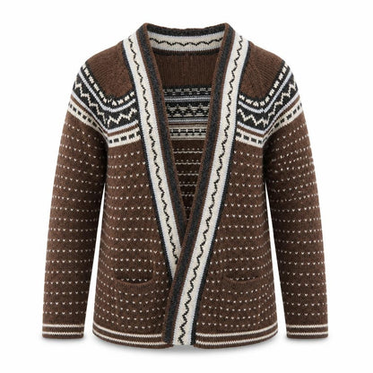Womens UK Size S Staring at Stars Brown Cardigan Jumper