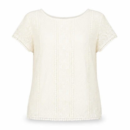 Womens UK Size M Oasis White  Blouse