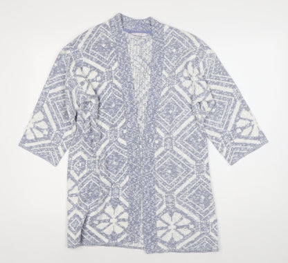 Womens UK Size 12 Marks and Spencer Blue Cardigan Jumper