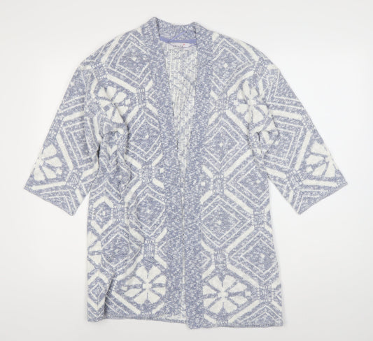 Womens UK Size 12 Marks and Spencer Blue Cardigan Jumper