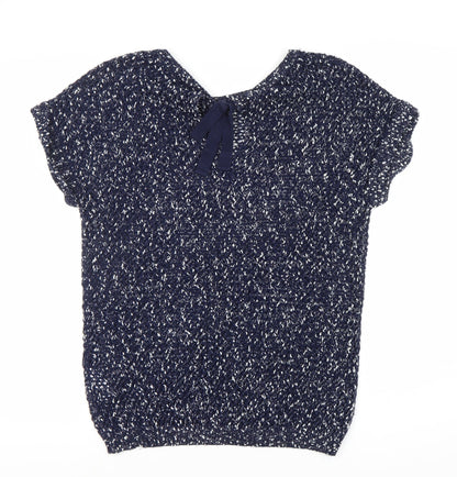 Womens UK Size 12 ESMARA Blue Pullover Jumper