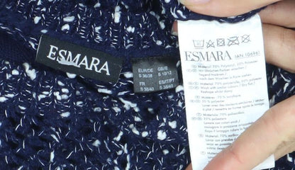 Womens UK Size 12 ESMARA Blue Pullover Jumper