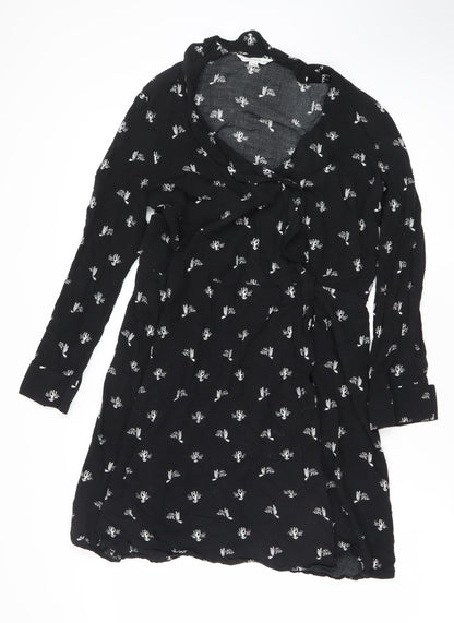 & Other Stories Women's Black Long Sleeve Dress, Size 10