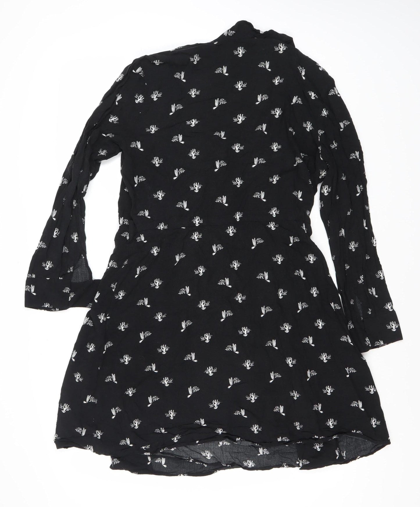 & Other Stories Women's Black Long Sleeve Dress, Size 10