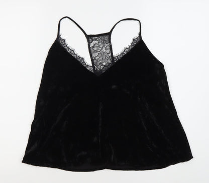 Womens UK Size XS French Connection Black Camisole Blouse