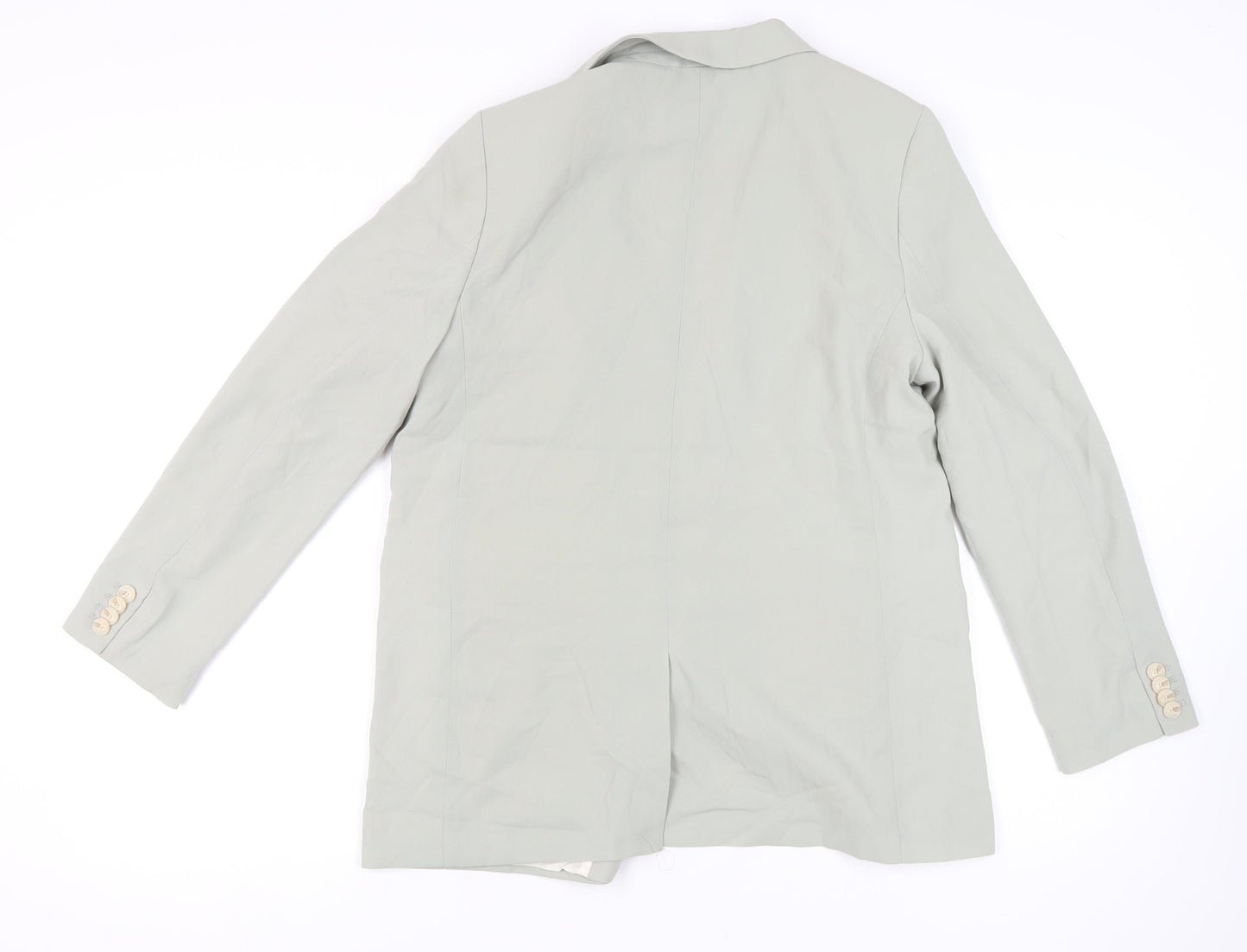 H&M Women's Green Blazer M - Smart Casual Style