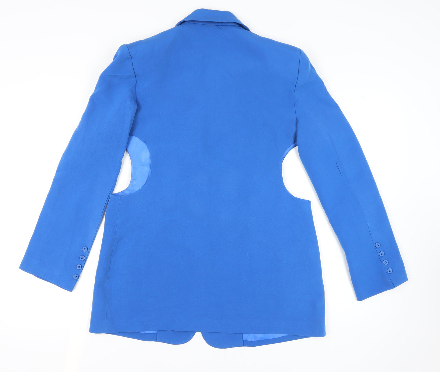 PrettyLittleThing Women's Blue Blazer UK 8
