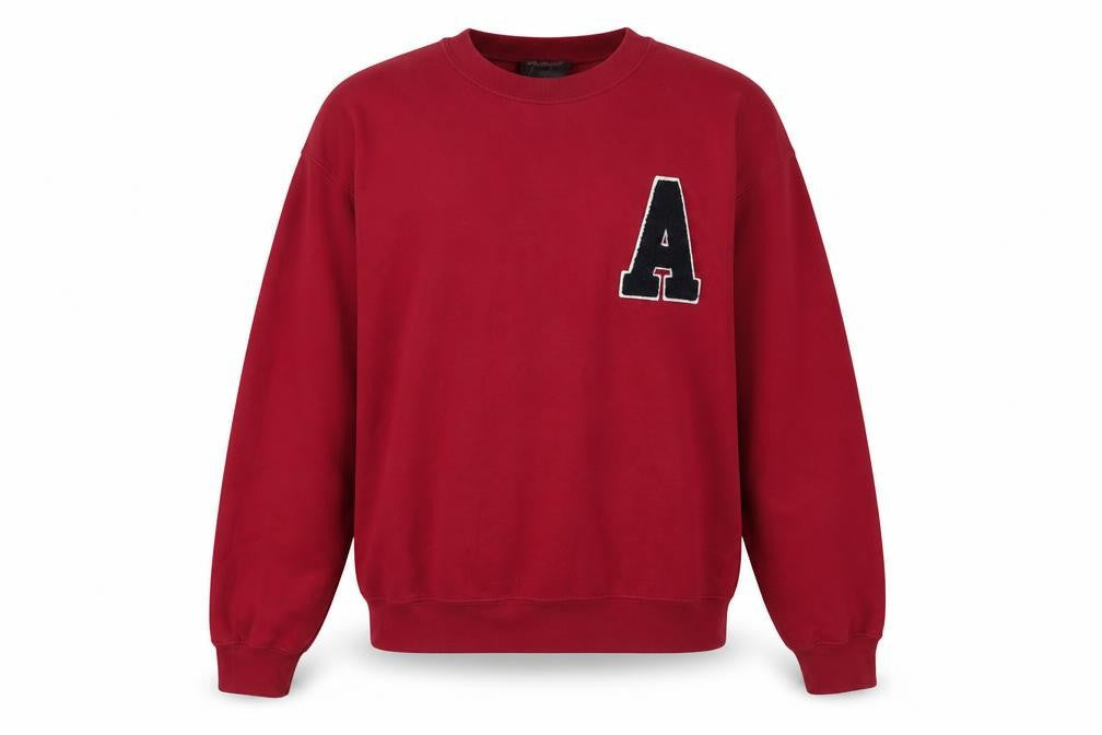 Unisex Adults UK Size S Reclaimed Vintage Red Pullover Sweatshirt