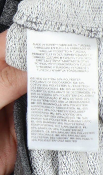 The North Face Men's Grey Pullover Sweatshirt S