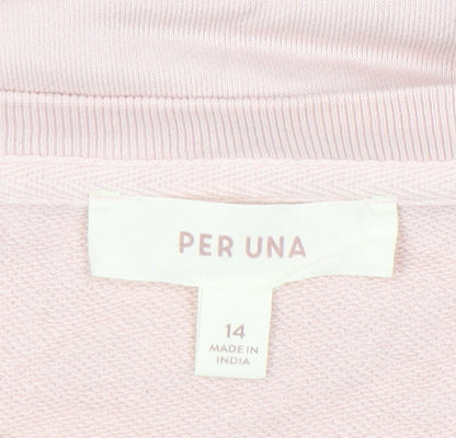 Per Una Women's Pink Pullover Sweatshirt Size 14