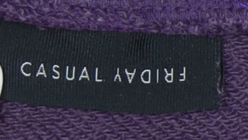 Casual Friday Unisex Purple Hoodie L