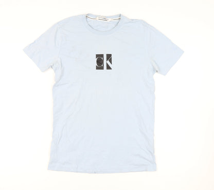 Mens UK Size M Calvin Klein Jeans Blue  T-Shirt