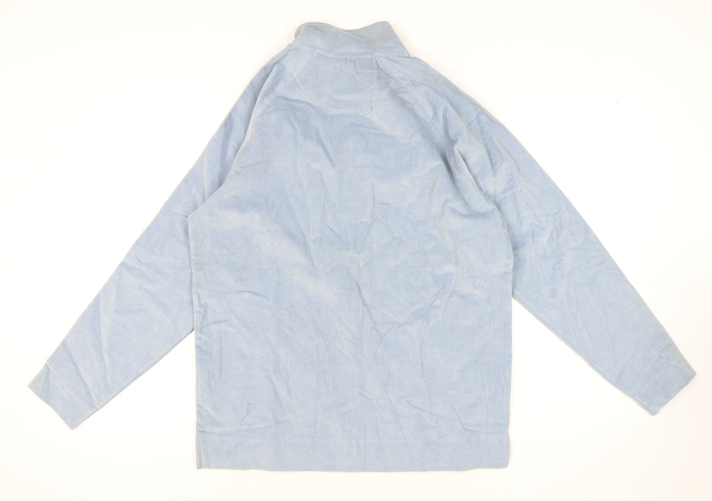 Mens UK Size M Cotton Traders Blue Pullover Sweatshirt