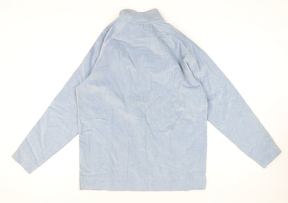 Mens UK Size M Cotton Traders Blue Pullover Sweatshirt