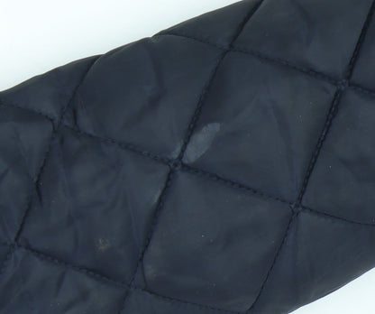 Womens UK Size 12 NEXT Black Quilted Coat