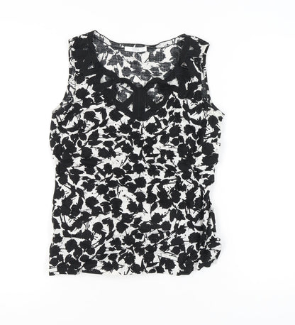 Womens UK Size 8 Marks and Spencer Black Camisole Blouse