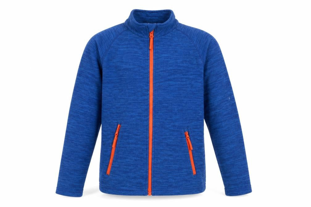 Front view of Mountain Warehouse boys’ blue basic jacket 13 years