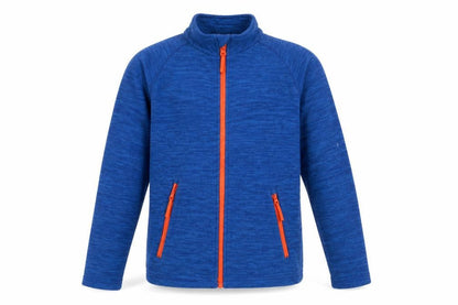 Front view of Mountain Warehouse boys’ blue basic jacket 13 years