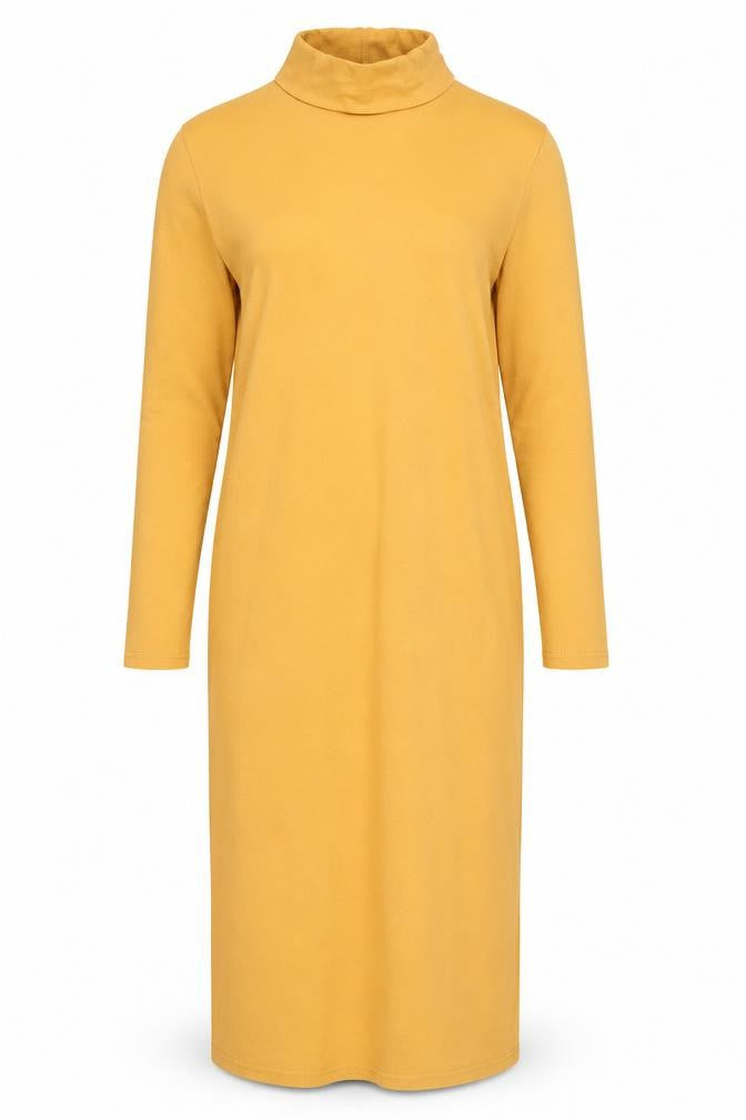 Boohoo Women's Yellow Bodycon Dress, Size 14, Midi