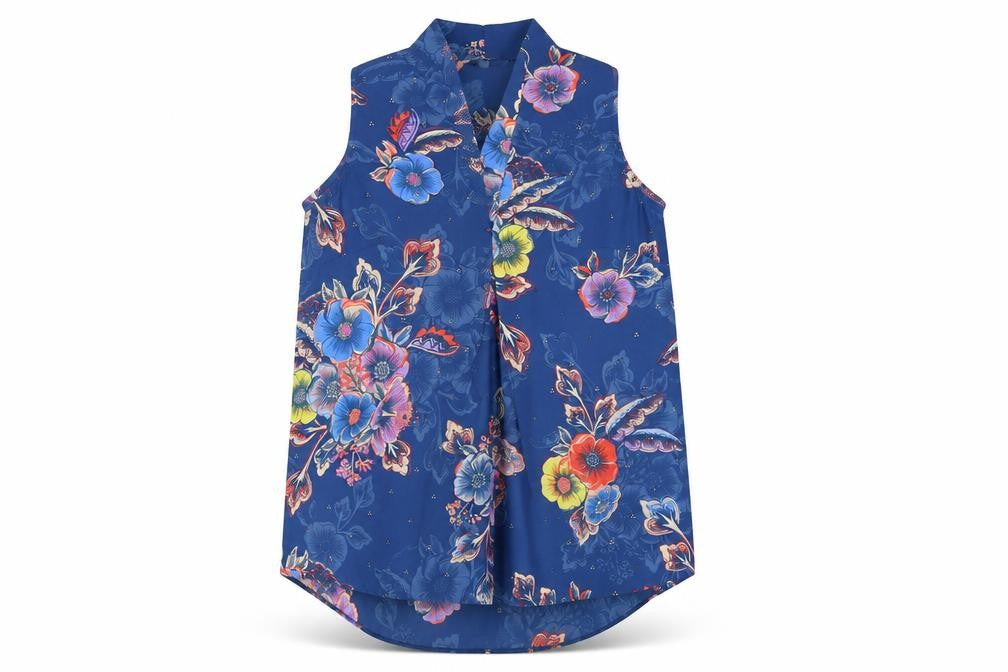 Womens UK Size 6 NEXT Blue  Blouse