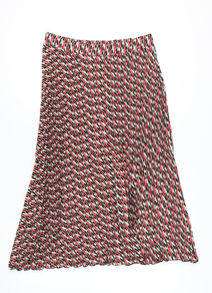 Marks and Spencer Women's Multicoloured Pleated Skirt Size 14