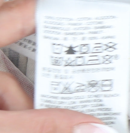 Levi's Men's Medium White Striped Logo T-Shirt