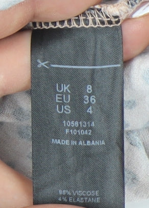 ASOS Design Women’s Beige Animal Print Shift Dress