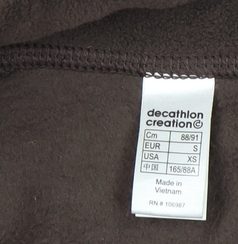Decathlon Women's Brown Pullover Sweatshirt - Size S