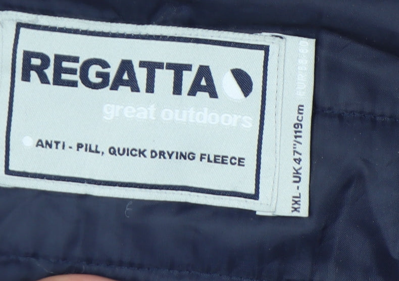Mens UK Size 2XL Regatta Blue Basic Jacket