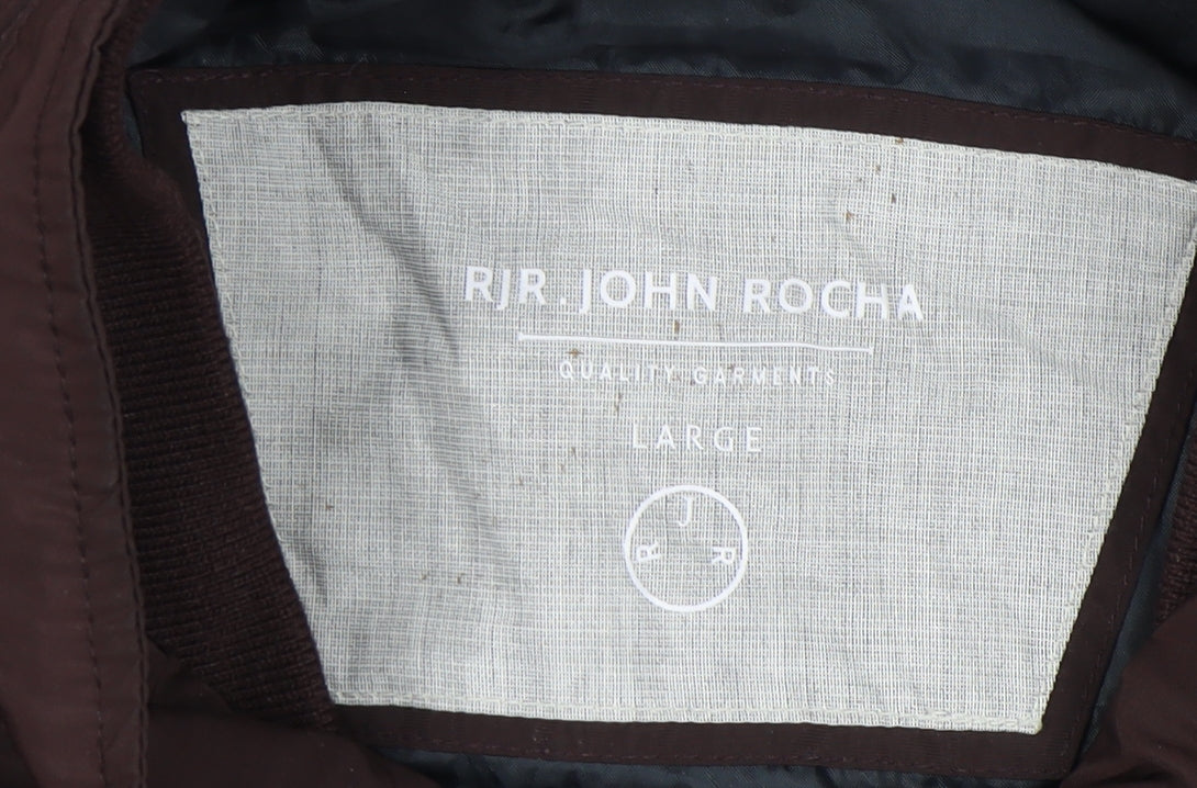 Mens UK Size L RJR John Rocha Brown Basic Jacket